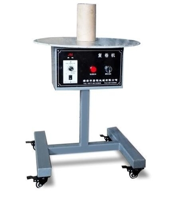 Vertical rewinding machine